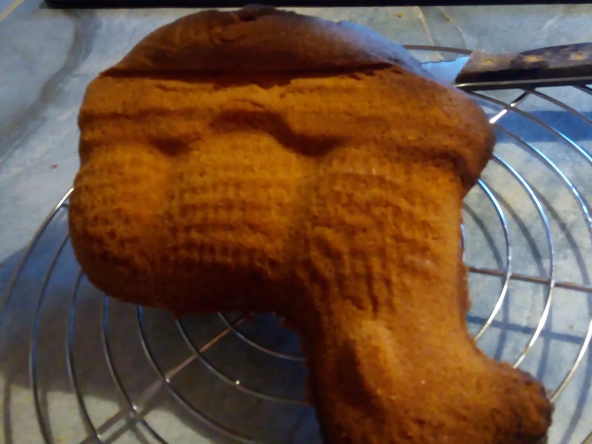 Osterlämmchen ( Rührteig ) gebacken . =kochbar Challenge 4,0 ( April 2021 ) - Rezept - Bild Nr. 13819