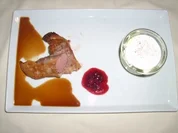 Rezept: Bonbon vom Lamm an Brunnenkresse-Spinat-Cappuccino Bonbon vom Lamm an Brunnenkresse-Spinat-Cappuccino - Rezept