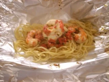 Rezept: Nudeln mit Meeresfrüchten an Weißwein Nudeln mit Meeresfrüchten an Weißwein - Rezept