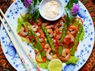 Rezept: Garnelensalat mit grünem Spargel ala Legian Beach Bild Nr. 13832 Garnelensalat mit grünem Spargel ala Legian Beach - Rezept - Bild Nr. 13832