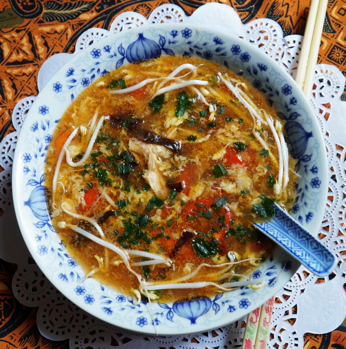 Scharf-saure Suppe ala Peking - Rezept mit Bild - kochbar.de