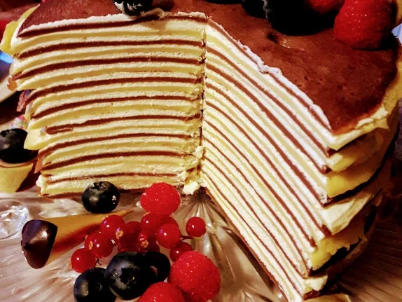 Rezept: Eierkuchen - Torte zur kochbar Challenge April 2021 Bild Nr. 13835 Eierkuchen - Torte zur kochbar Challenge April 2021 - Rezept - Bild Nr. 13835