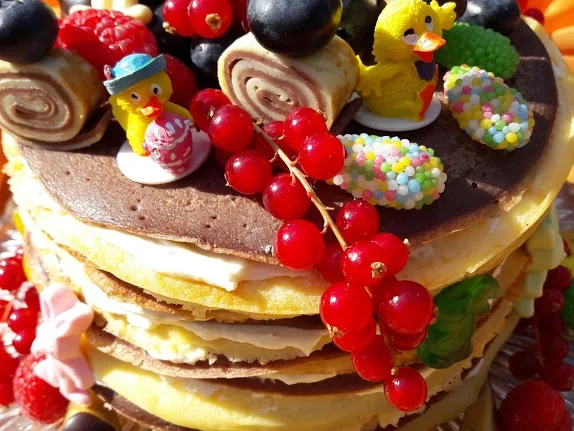 Rezept: Eierkuchen - Torte zur kochbar Challenge April 2021 Bild Nr. 13837 Eierkuchen - Torte zur kochbar Challenge April 2021 - Rezept - Bild Nr. 13837