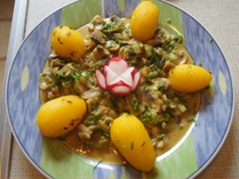 Champignon-Pfanne mit Drillingen - Rezept - Bild Nr. 13871