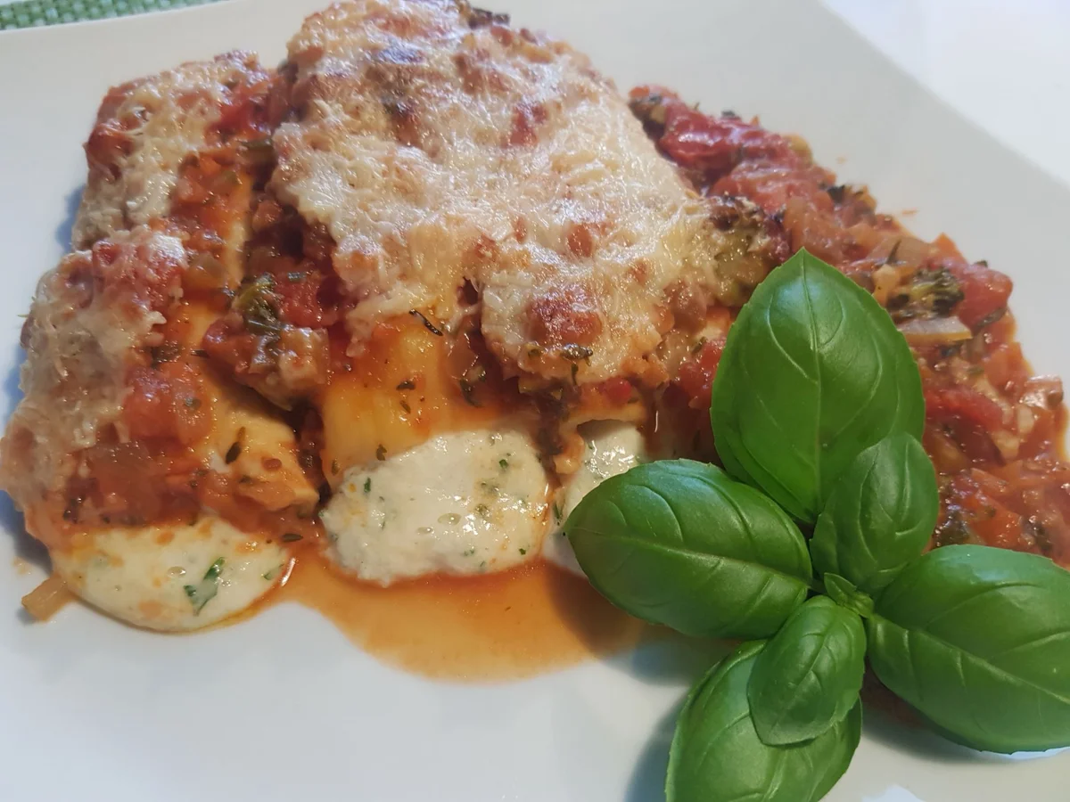 Rezept: Manicotti mit Gemüse-Sugo Bild Nr. 13856 Manicotti mit Gemüse-Sugo - Rezept - Bild Nr. 13856