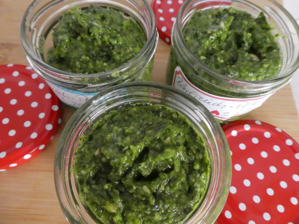 Bärlauch-Pesto mit Nudeln - Rezept - Bild Nr. 13862