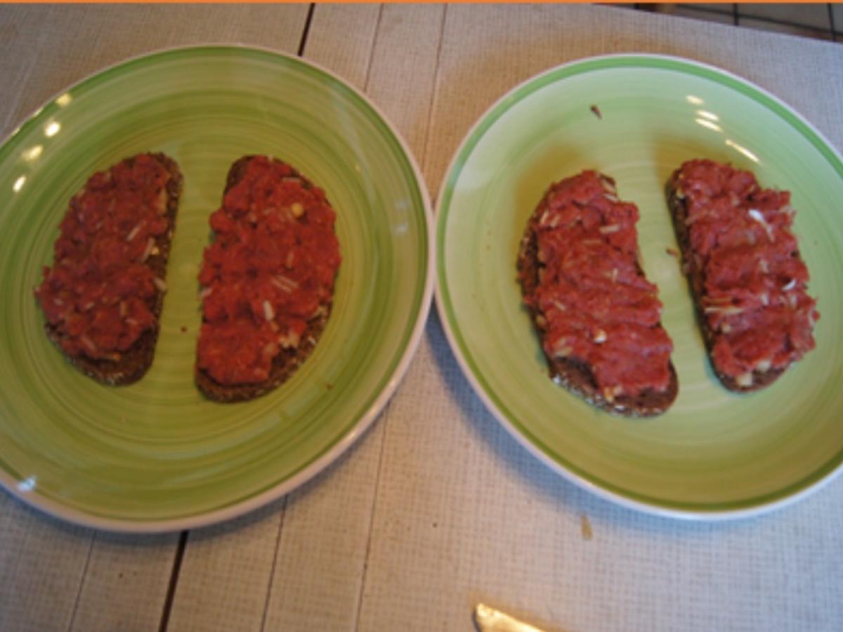 Vollkornbrot mit Tartar und Tomaten - Rezept - Bild Nr. 9