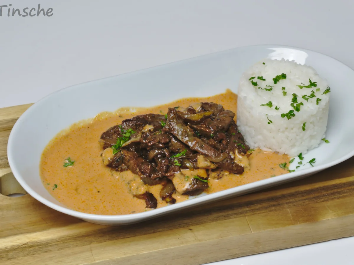 Rinderleber "Gyros-Art" - Rezept - Bild Nr. 13887