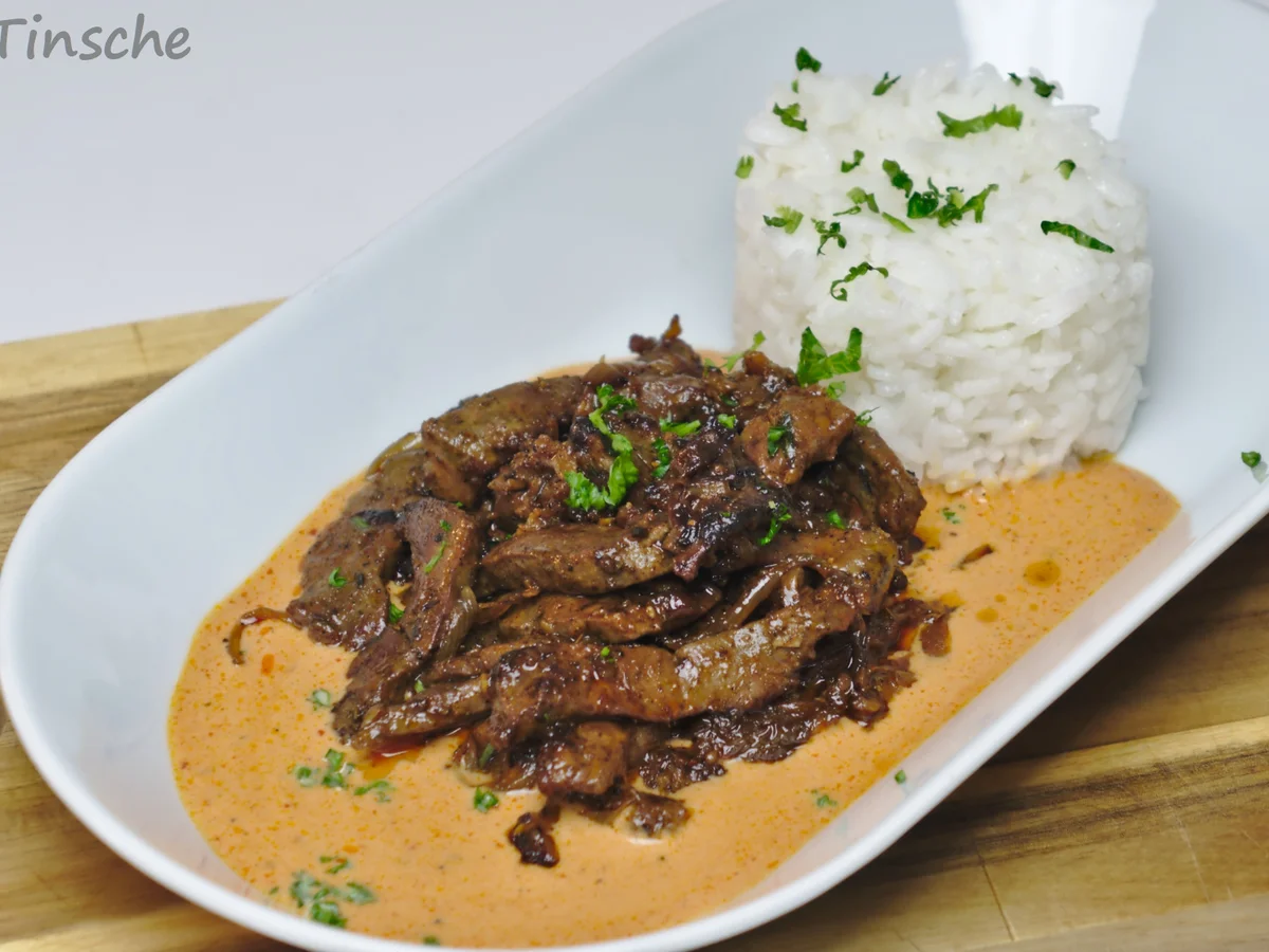 Rinderleber "Gyros-Art" - Rezept - Bild Nr. 13890