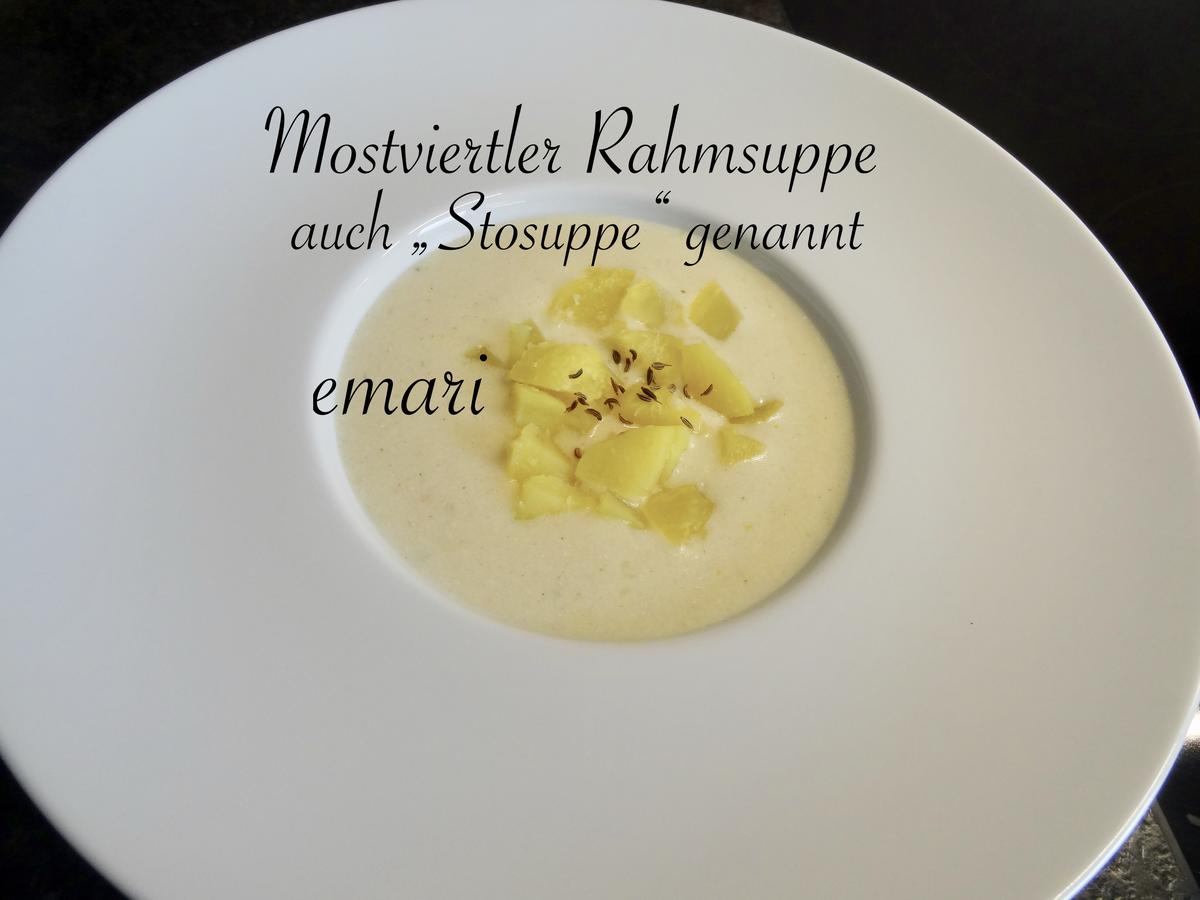 Mostviertler Rahmsuppe - auch "Stosuppe" genannt - Rezept - Bild Nr. 13897