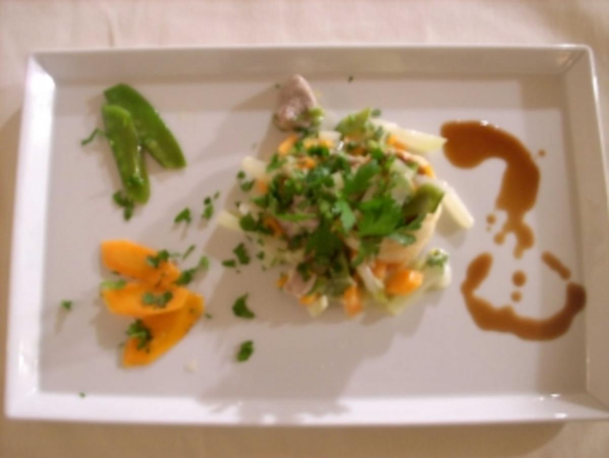 Rahmgeschnetzeltes mit Zuckererbsen