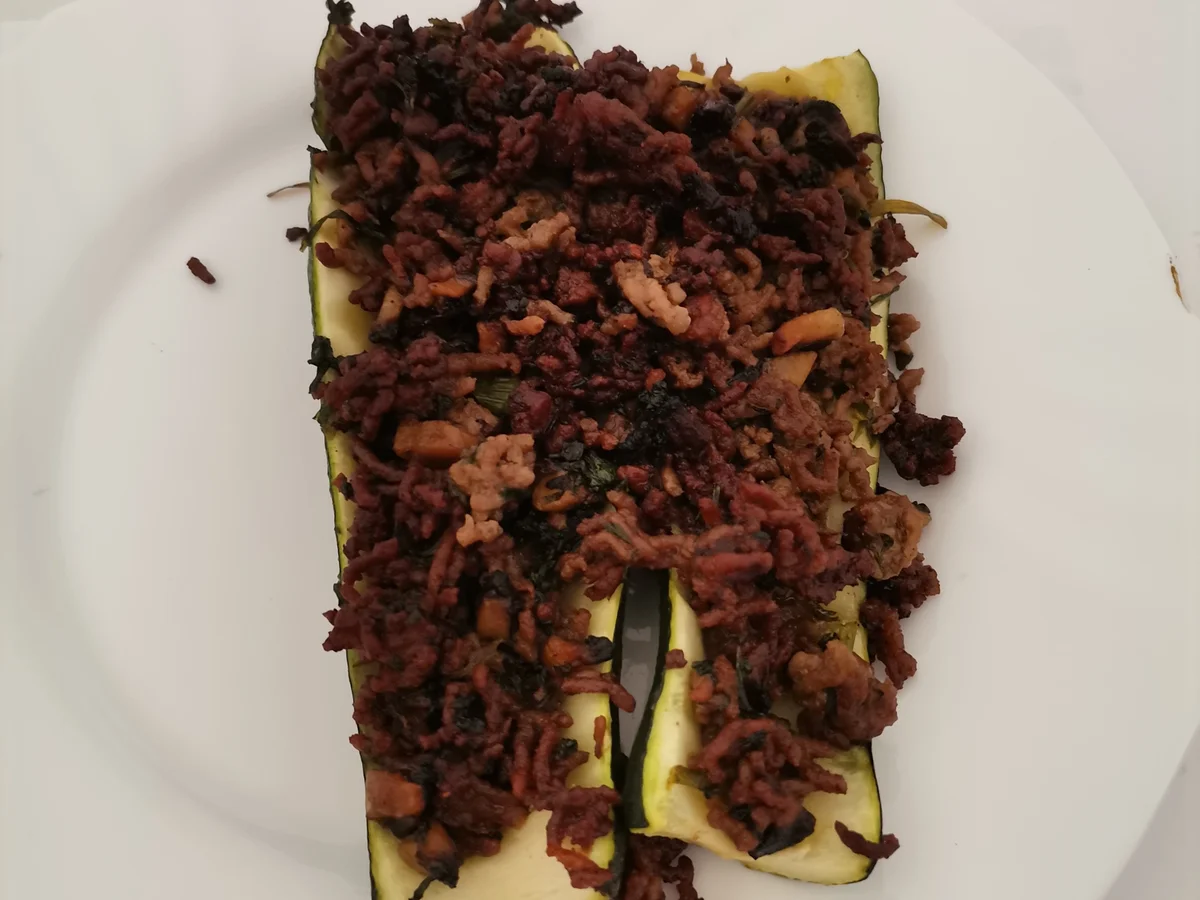 Rezept: Gefüllte Zucchine Bild Nr. 13887 Gefüllte Zucchine - Rezept - Bild Nr. 13887