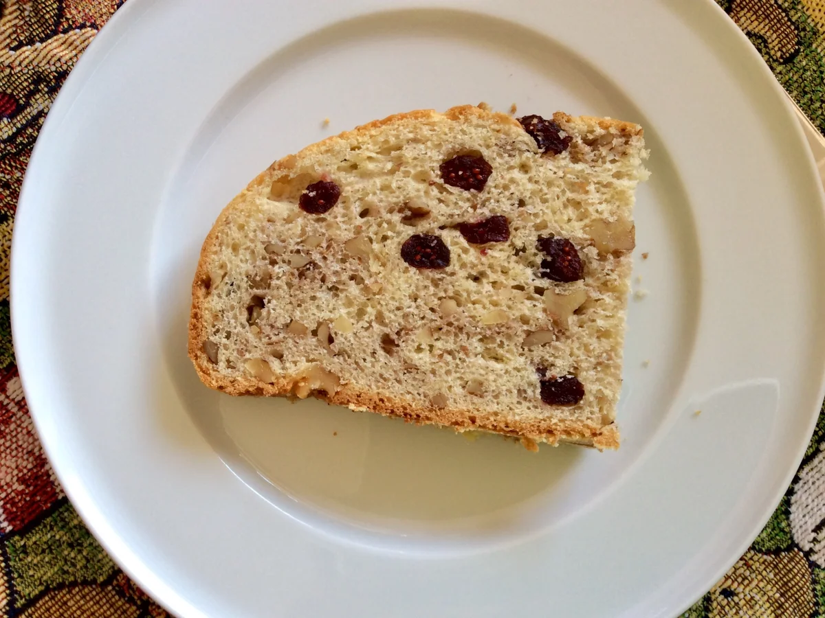 Frühstücksbrot mit Cranberries und Walnüssen - Rezept - Bild Nr. 13903