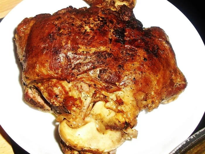 Lammkeule mit grünen Bohnen - Rezept - Bild Nr. 13903