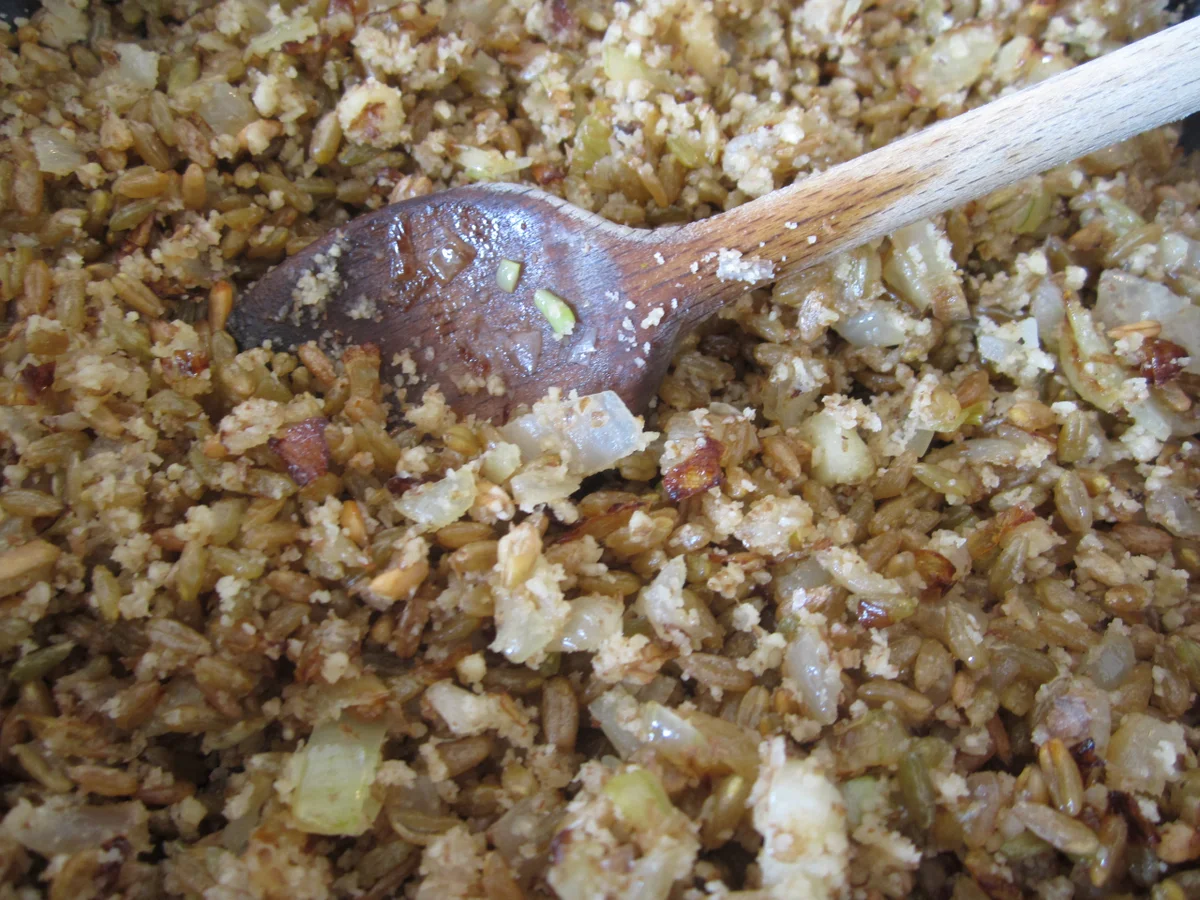 Krautkopf mit Grünkernfüllung - Rezept - Bild Nr. 13910