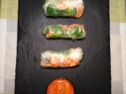 Sommerrollen mit asiatischem Erdnussdip - Rezept - Bild Nr. 13927