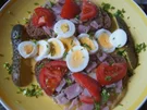 Rezept: Vollkornbrot mit Schinkensülze und Ei Bild Nr. 13918 Vollkornbrot mit Schinkensülze und Ei - Rezept - Bild Nr. 13918