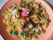 Gemüse-Ei-Omelett auf Vollkornbrot - Rezept - Bild Nr. 2