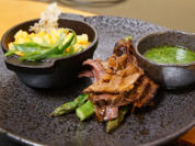 Beefhammer an Kartoffelrisotto mit grünem Spargel - Rezept - Bild Nr. 13903