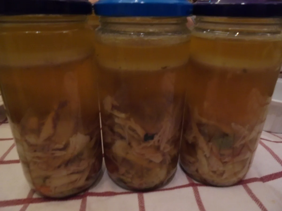 Rezept: Hühnerfond mit Fenchel, eingekocht Bild Nr. 13910 Hühnerfond mit Fenchel, eingekocht - Rezept - Bild Nr. 13910