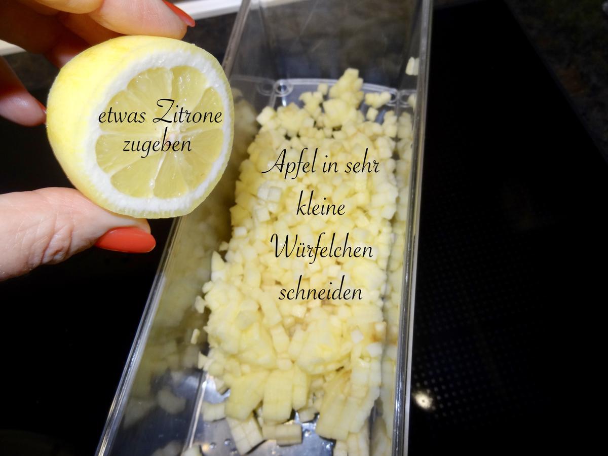 gebackene Apfel Knödel mit Zimt Zabaione - Rezept - kochbar.de