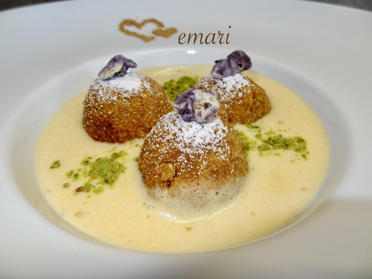 gebackene Apfel Knödel mit Zimt Zabaione - Rezept - Bild Nr. 15