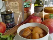 Apfel-Rhabarber-Kompott mit Balsamico - Rezept - Bild Nr. 13907