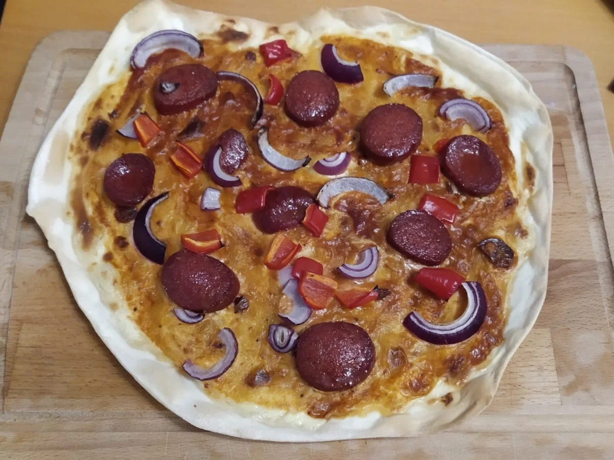 Rezept: Schnelle Flammkuchen BBQ-Style Bild Nr. 2 Schnelle Flammkuchen BBQ-Style - Rezept - Bild Nr. 2