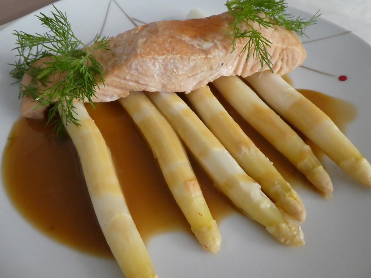 Lachs mit Spargel - einfach - von Sheeva1960