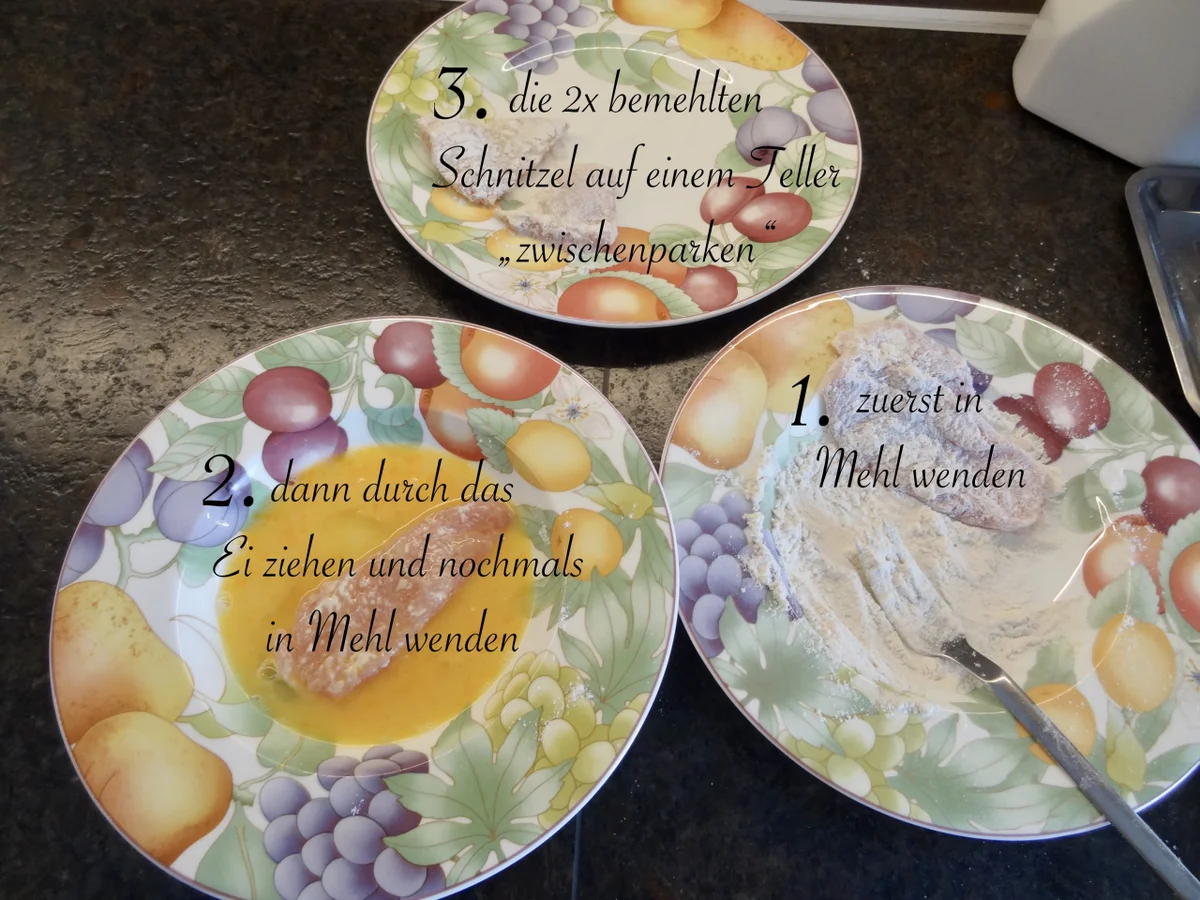 Rezept: Pariser Schnitzel mit perfekter Panade Bild Nr. 13924 Pariser Schnitzel mit perfekter Panade - Rezept - Bild Nr. 13924