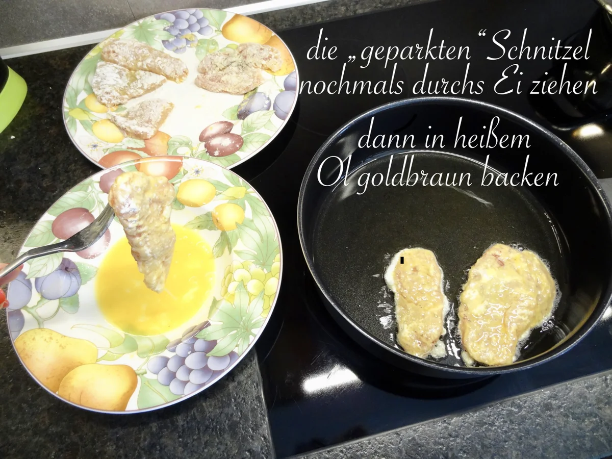 Rezept: Pariser Schnitzel mit perfekter Panade Bild Nr. 13926 Pariser Schnitzel mit perfekter Panade - Rezept - Bild Nr. 13926