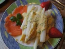 Bruchspargel mit Sauce Hollandaise legere und Räucherlachs - Rezept - Bild Nr. 2