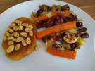 Mariniertes Ofengemüse mit Erdnuss-Schnitzel - Rezept - Bild Nr. 13920