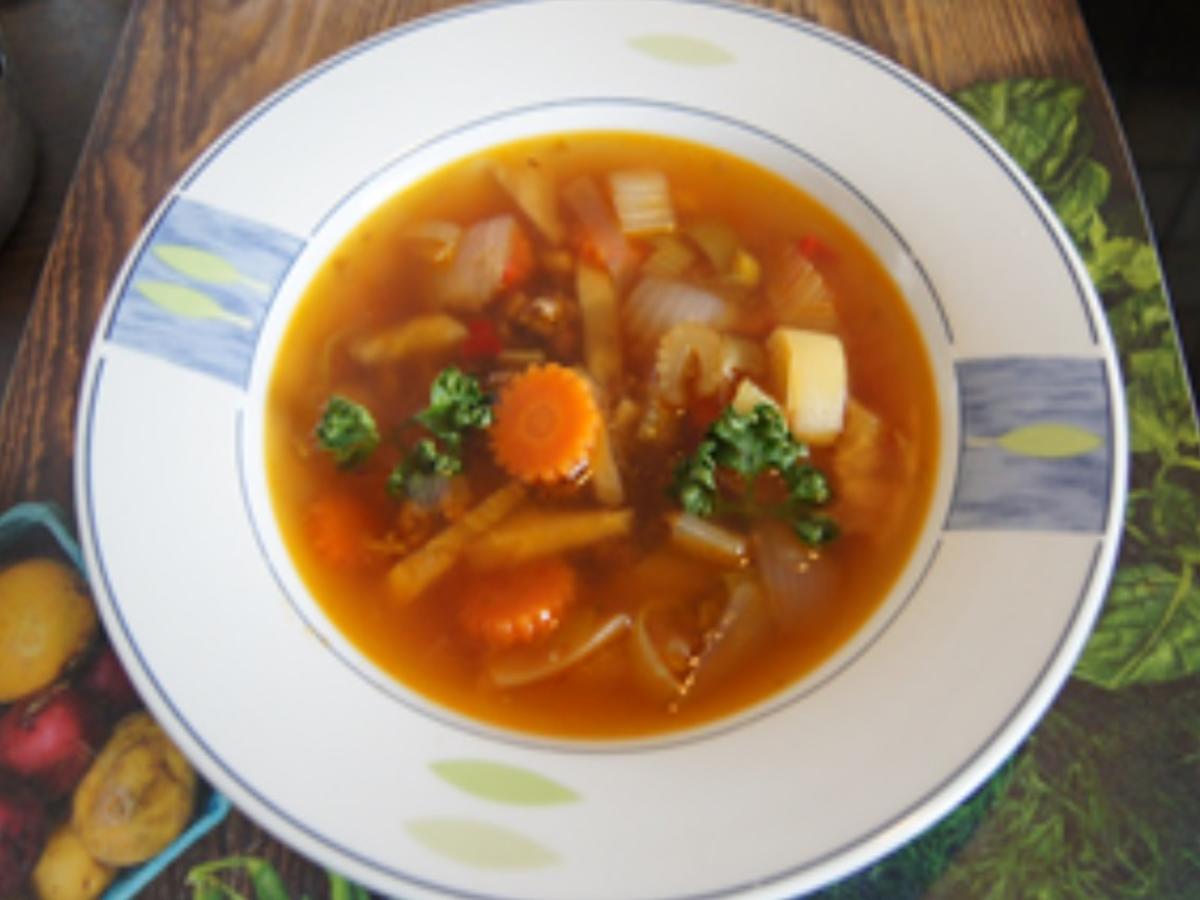 Gemüse-Rindermett-Suppe - Rezept - Bild Nr. 2