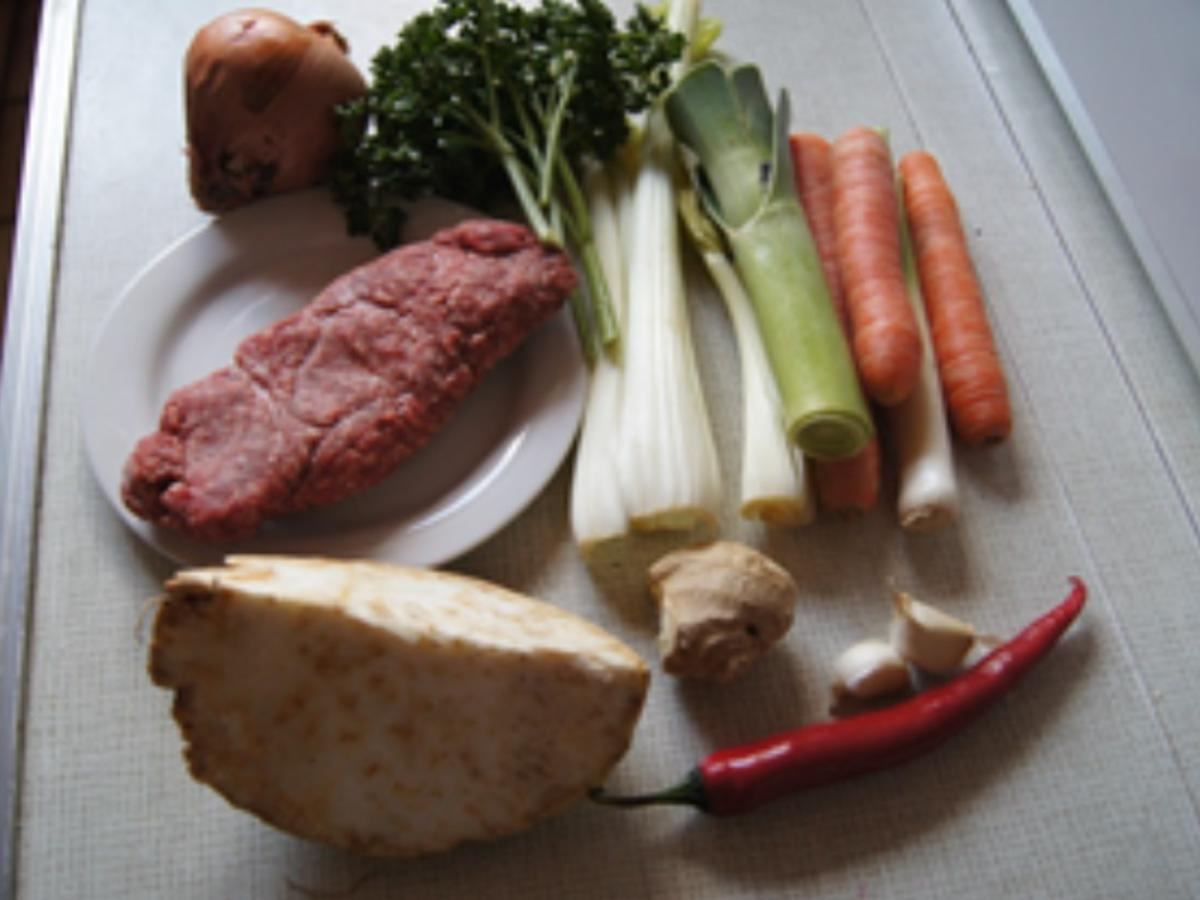 Gemüse-Rindermett-Suppe - Rezept - Bild Nr. 3