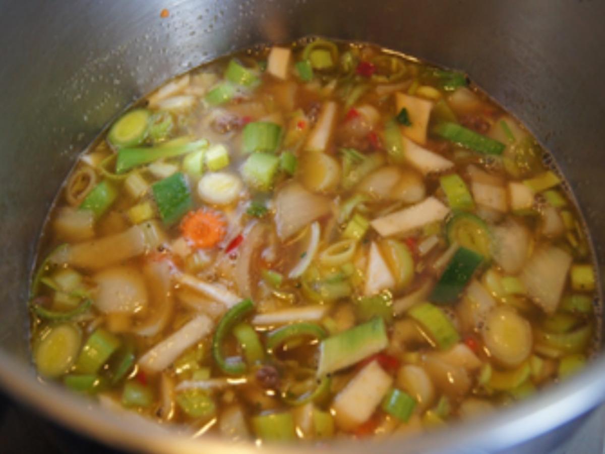 Gemüse-Rindermett-Suppe - Rezept - Bild Nr. 17