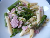 Pasta mit Spargel und Schinken - Rezept - Bild Nr. 13924