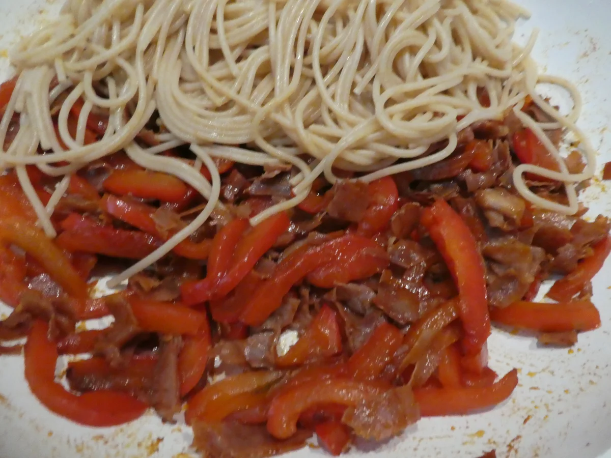 Paprika-Carbonara - Rezept - Bild Nr. 13938