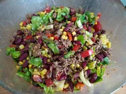 Rezept: TexMex Hackfleisch Salat Bild Nr. 13941 TexMex Hackfleisch Salat - Rezept - Bild Nr. 13941