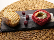 Rote Bete Mousse, geräucherte Forelle, Merrettichspiegel - Rezept - Bild Nr. 2