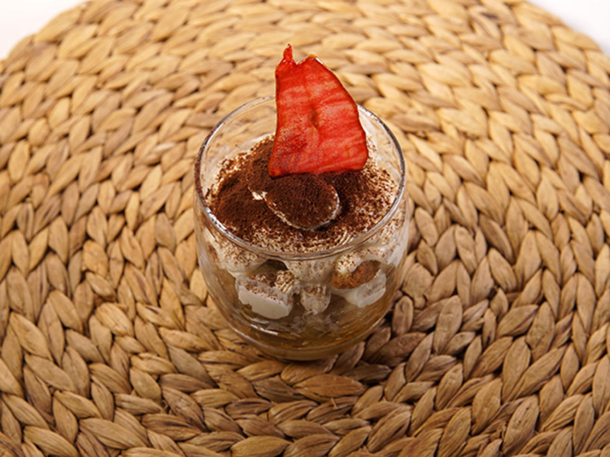 Modern interpretiertes Tiramisu mit Birnenvariation - Rezept - Bild Nr. 13941