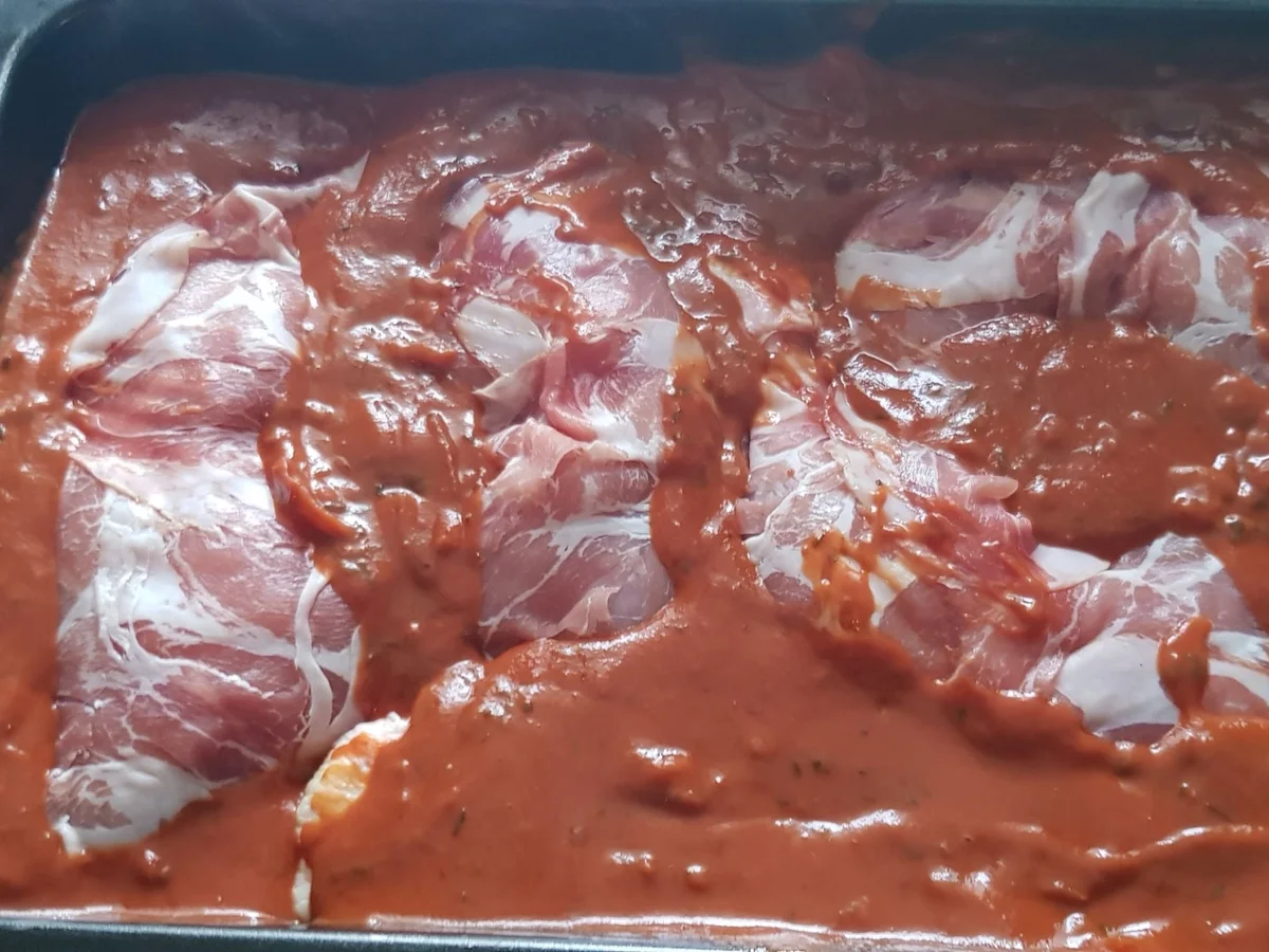 Parmesan-Hühnerschenkel in Tomaten-Rahmsoße - Rezept - Bild Nr. 13946