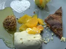 Dreierlei Schokoladen Variationen an Orangensoße und Physalis - Rezept - Bild Nr. 13941