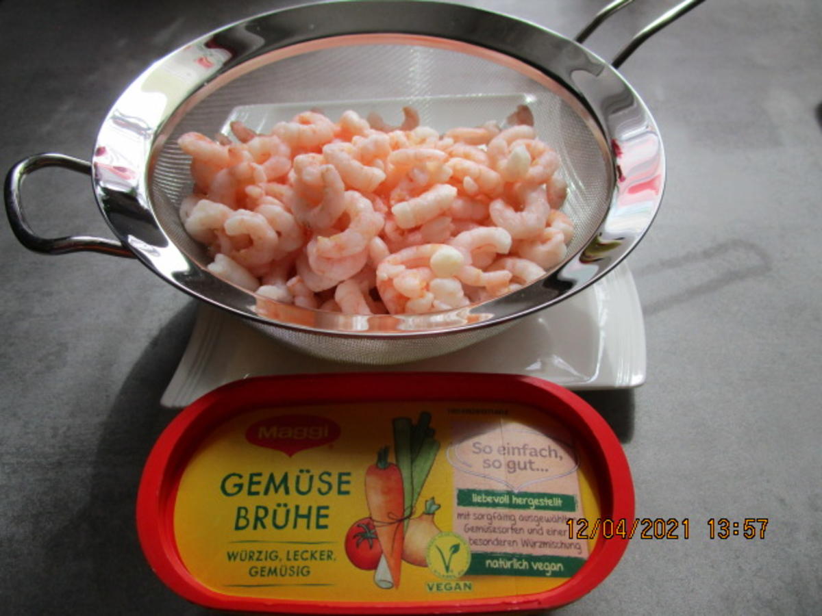 Shrimps mit Chinakohl-Paprika-Gemüse - Rezept - Bild Nr. 13942