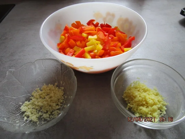 Rezept: Shrimps mit Chinakohl-Paprika-Gemüse Bild Nr. 13946 Shrimps mit Chinakohl-Paprika-Gemüse - Rezept - Bild Nr. 13946