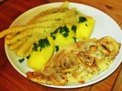 Rotbarschfilet mit Spargel - Rezept - Bild Nr. 13946
