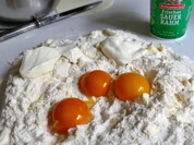 Rhabarberkuchen _ Rahmguss _ Baiserdecke - Rezept - Bild Nr. 13960