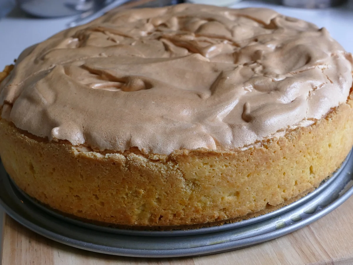 Rezept: Rhabarberkuchen _ Rahmguss _ Baiserdecke Bild Nr. 13971 Rhabarberkuchen _ Rahmguss _ Baiserdecke - Rezept - Bild Nr. 13971