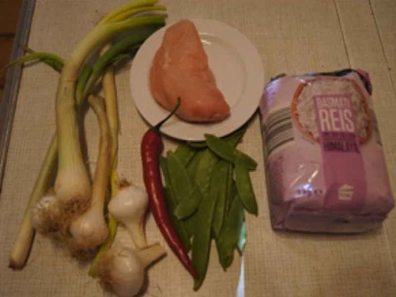 Chili-Hähnchenbrustfilet mit Basmati-Reis - Rezept - Bild Nr. 13961