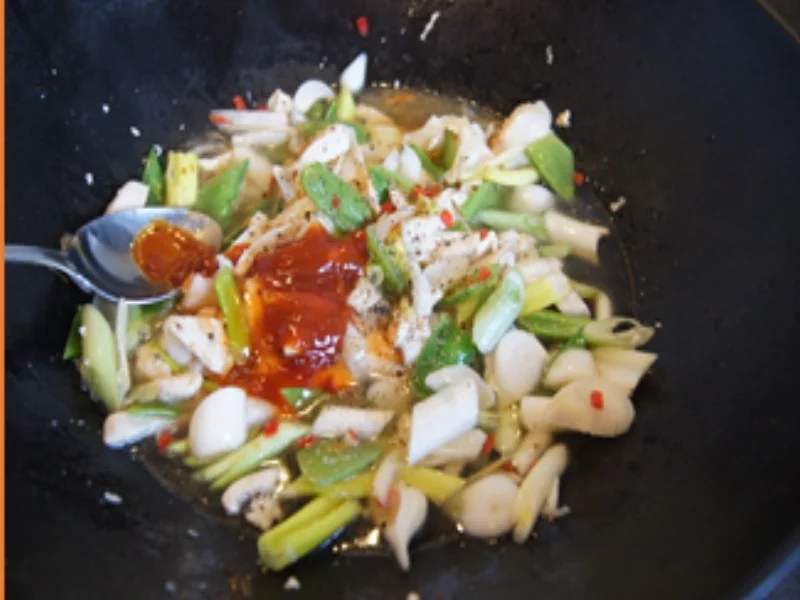 Chili-Hähnchenbrustfilet mit Basmati-Reis - Rezept - Bild Nr. 13971